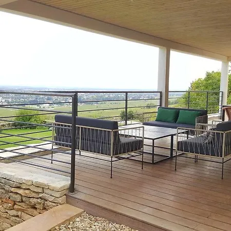 Ferienhaus La Maison De L'ecu : Charme Et Vue Incroyable
